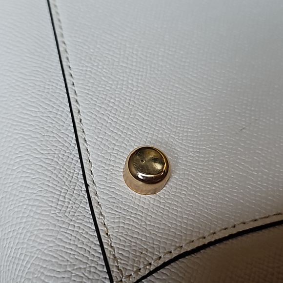 Coach Christie Carryall White Leather Satchel - Picture 10 of 13